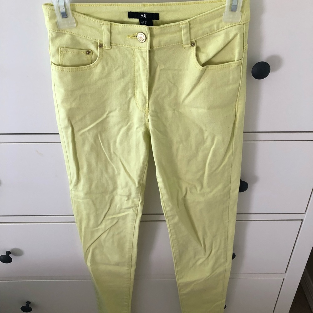 Lime green/yellow pants